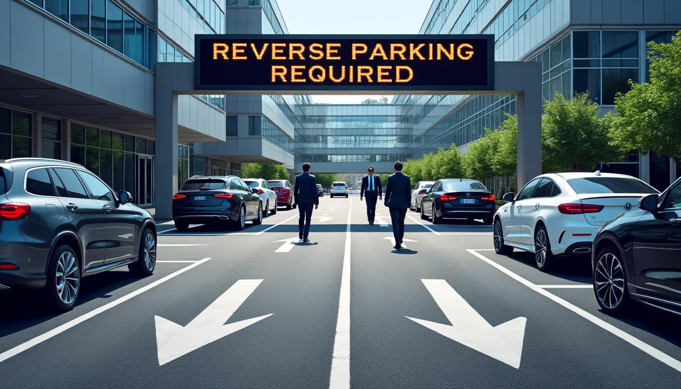 découvrez pourquoi il est recommandé de se garer en marche arrière dans les parkings d'entreprise en 2026, pour améliorer la sécurité et faciliter la circulation.
