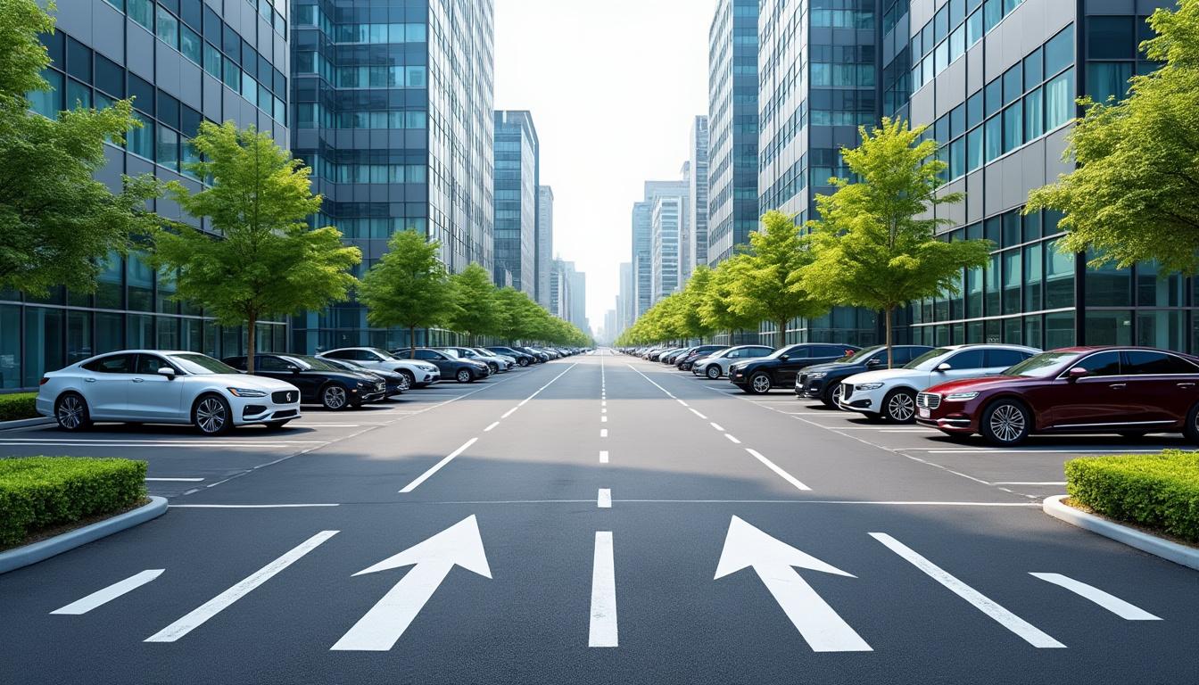 découvrez pourquoi il est recommandé de se garer en marche arrière dans les parkings d'entreprise en [annee], pour une meilleure sécurité et organisation.