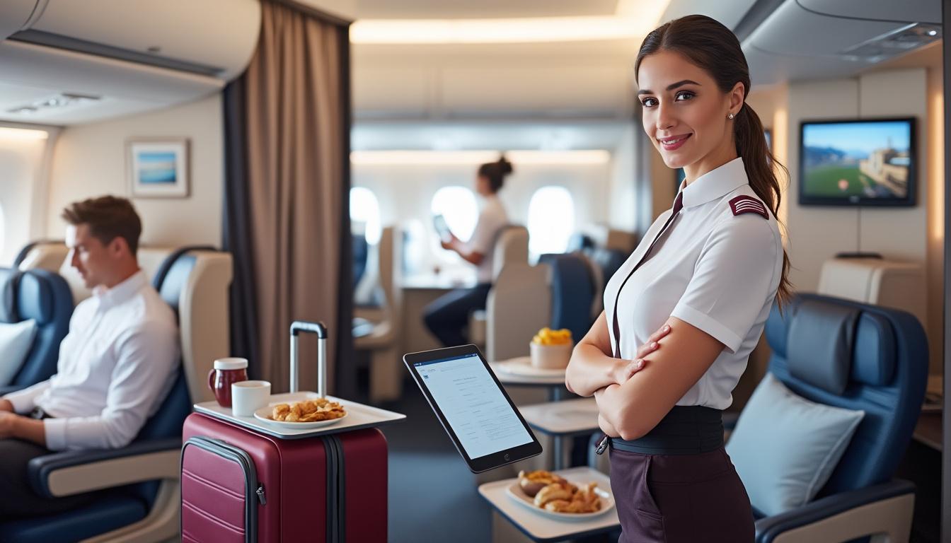 découvrez le salaire d’une hôtesse de l’air long-courrier, sa rémunération détaillée et les avantages actuellement offerts dans ce métier passionnant.
